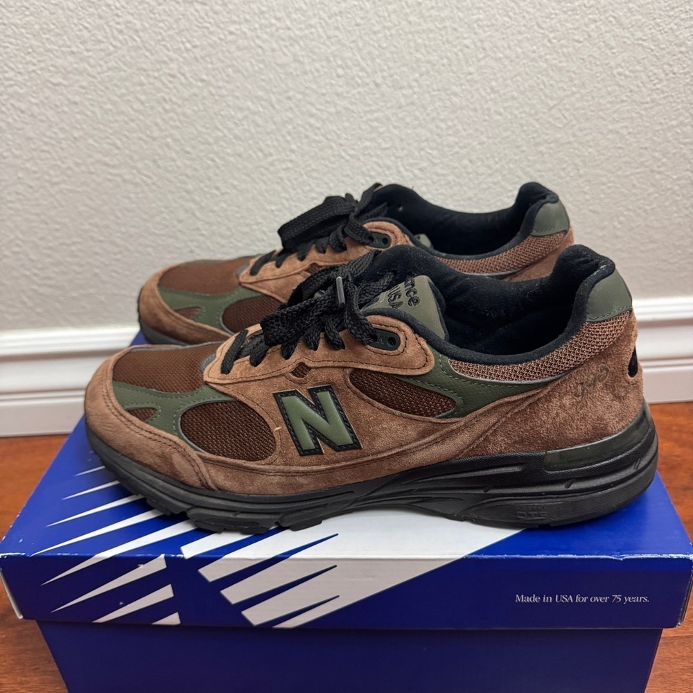 New Balance 993 Aime Leon Dore Brown Beef Broccoli Size 10.5